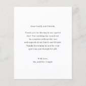 Eenvoudig fotobudget Weddenschap Hartelijk dank (Achterkant)