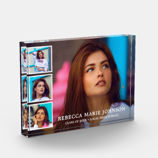 Eenvoudig fotocollage Modern-Afstuderen Fotoblokken (Links)