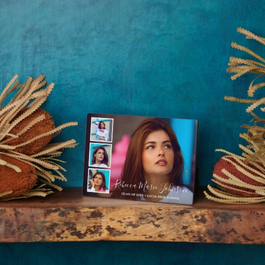 Eenvoudig fotocollage Modern-Afstuderen Fotoplaat (Zijkant)