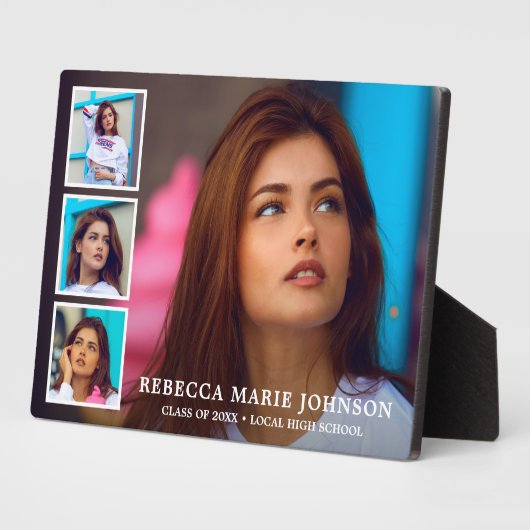 Eenvoudig fotocollage Modern-Afstuderen Fotoplaat (Zijkant)