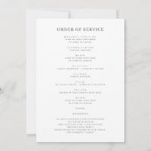 Eenvoudig Fotofeestprogramma voor het Leven Kaart (Achterkant)