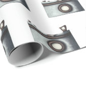 Eenvoudig fotofotografische patroon fotograaf cadeaupapier (Rol Hoek)