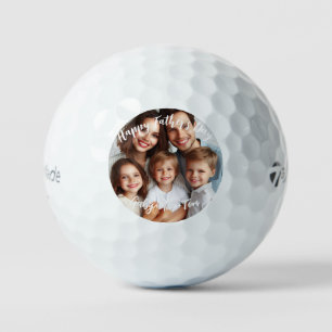Eenvoudig fotoscript Spaans  Aangepaste Vaderdag Golfballen