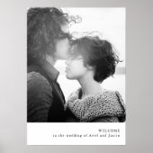 Eenvoudig Fotothema Welkom Poster (Voorkant)