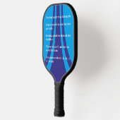 Eenvoudig futuristisch ontwerp van het peddel met  pickleball paddle (Links)