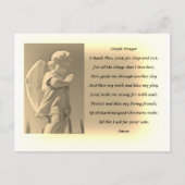 Eenvoudig gebed Briefkaart (Voorkant)