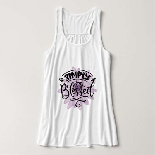 Eenvoudig geblesseerd tanktop (Design voorkant)