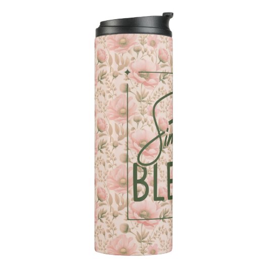 Eenvoudig geblesseerd thermosbeker (Gedraaid links)