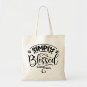 Eenvoudig geblesseerd tote bag (Voorkant)