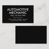 Eenvoudig gebold automatisch mechanisme visitekaartje (Voorkant / Achterkant)