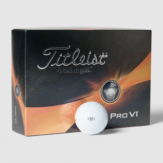 Eenvoudig gebold fonogram Titleist Pro V1 II Golfballen (Verpakking)