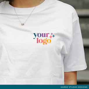 Eenvoudig Gebrandmerkt Logo T-Shirt voor Werknemer