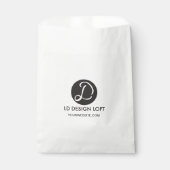 Eenvoudig gebruik Uw logo en website Bedankzakje (Voorkant)