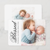 Eenvoudig gebundeld - 3x5-vakantiekaart kaart (Voorkant / Achterkant)