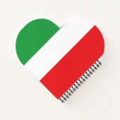 Eenvoudig gebundeld Italiaans speciaal Notitieboek (Achterkant)