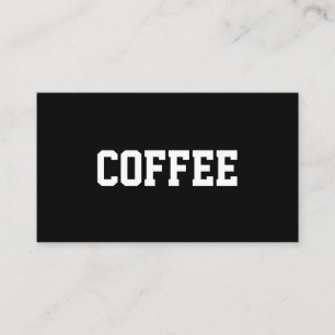 Eenvoudig gecentreerd tekstkoffie Superstar Klantenkaartje