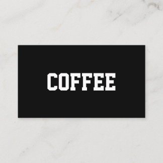 Eenvoudig gecentreerd tekstkoffie Superstar Klantenkaartje