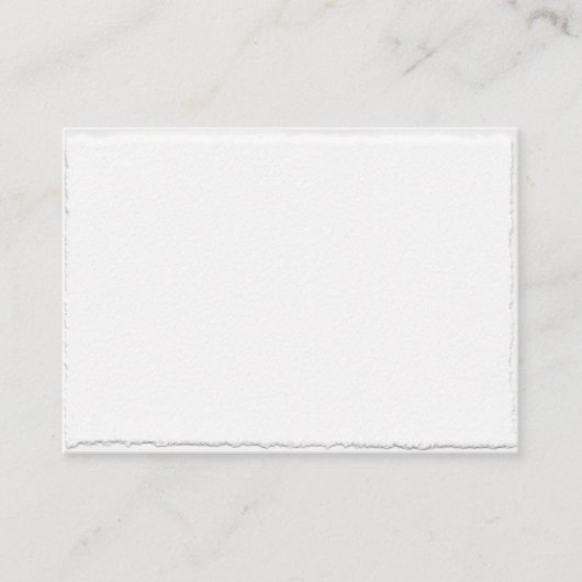 Eenvoudig gedempt randhuwelijk voor Sjabloon Plaatskaartje (Voorkant)