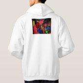 Eenvoudig gedragen overhemd hoodie (Achterkant)