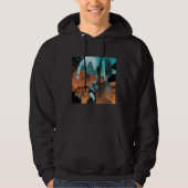 Eenvoudig gedragen overhemd hoodie (Voorkant)