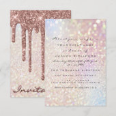 Eenvoudig geduurde bruidsdags Roos Gold Drivers Gl Kaart (Voorkant / Achterkant)