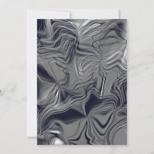 Eenvoudig geel en grijs Abstract marmer Weddenscha Kaart (Achterkant)