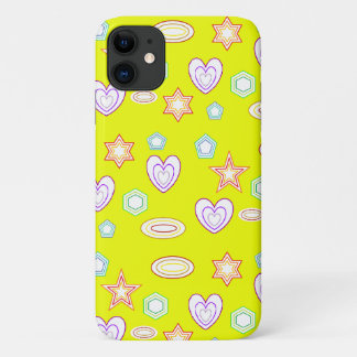 Eenvoudig geel ontwerp Case-Mate iPhone case