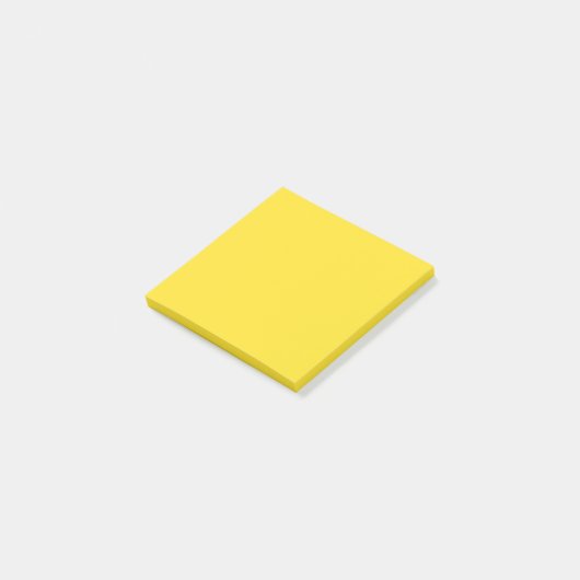 Eenvoudig Geel Post-it® Notes (Schuin)
