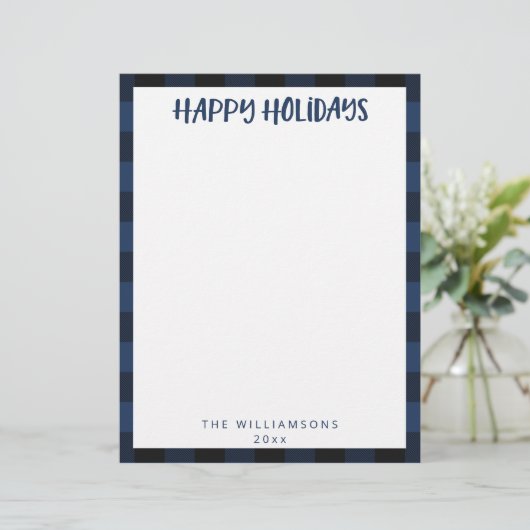 Eenvoudig gefingeerde feestdagen bij de douane briefhoofd (Staand voorkant)