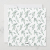 Eenvoudig gehuwd en vrolijk Pas getrouwd Feestdagenkaart (Achterkant)