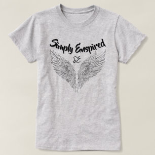 Eenvoudig geïnspireerd Angel Wing T-shirt