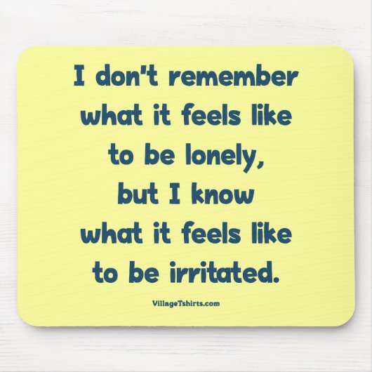 Eenvoudig geïrriteerd muismat (Voorkant)