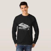 Eenvoudig gelabelde draak t-shirt (Voorkant volledig)