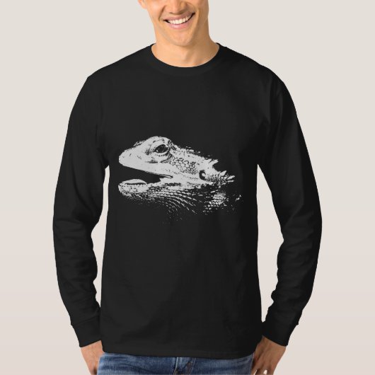 Eenvoudig gelabelde draak t-shirt (Voorkant)