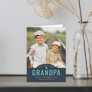 Eenvoudig Geliefd BEWERKBARE KLEUR Vaderdagkaart Kaart