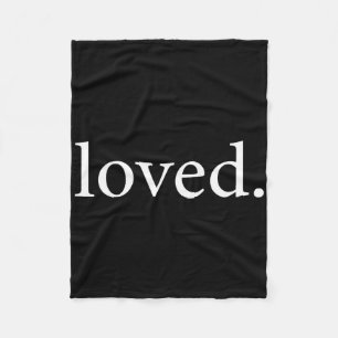 Eenvoudig Geliefd Statement T-shirt Valentijnsdag Fleece Deken