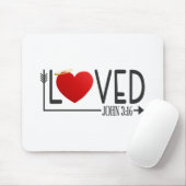 Eenvoudig geliefde bijbelversie-Valentijn | Mousep Muismat (Met muis)