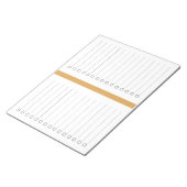 Eenvoudig gelijnde lamp om te doen notitieblok (Schuin)