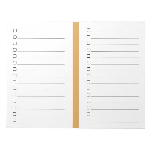 Eenvoudig gelijnde lamp om te doen notitieblok (Voorkant)