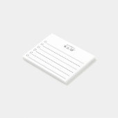 Eenvoudig gelinkt om de naam van het Manuscript va Post-it® Notes (Schuin)