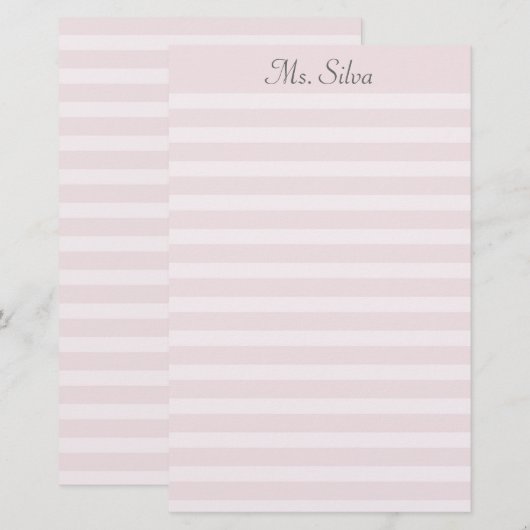 Eenvoudig gelinkte persoonlijke banketbakken: robu briefpapier (Voorkant / Achterkant)