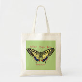 Eenvoudig geloof, hoop, liefde, vlinder tote bag (Voorkant)