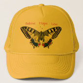 Eenvoudig geloof, hoop, liefde, vlinder trucker pet (Voorkant)