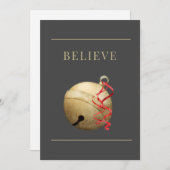 Eenvoudig GELOOFD met Jingle Bell Kerstmis (Voorkant / Achterkant)