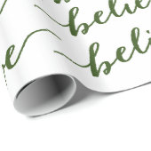 EENVOUDIG GELOVEN HOLIDAY GREETING | GROENEN CADEAUPAPIER (Rol Hoek)