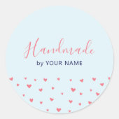 Eenvoudig geluid Handgemaakte sticker (Voorkant)