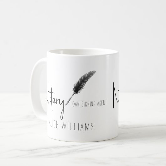 Eenvoudig geluid met zwart-wit, modern koffiemok (Voorkant links)