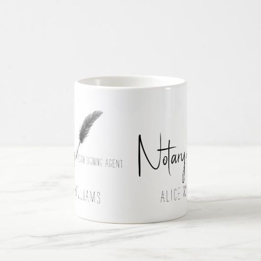 Eenvoudig geluid met zwart-wit, modern koffiemok (Center)