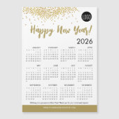 Eenvoudig Gelukkig Nieuwjaar 2025 Kalender Uw Logo (Voorkant)