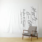 Eenvoudig gelukkig ooit na de achtergrond van de F Wandkleed (In Situ (horizontaal))